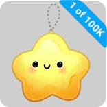 🎁 1 of 100K ดาว, น่ารัก, ของสะสม, ตุ๊กตา, พวงกุญแจ, รุ่นลิมิเต็ด telegram sticker