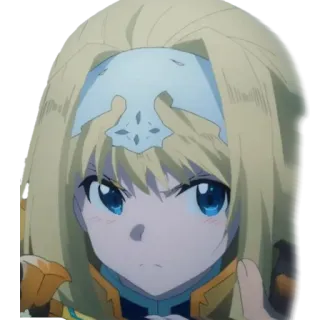 😠 Alice Zuberg Sword Art Online Anime, Rubia, Mujer, Armadura, Sword Art Online, Alice Zuberg whatsapp sticker