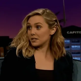 😎 Elizabeth Olsen aktris, wanita, selebriti, potret telegram sticker
