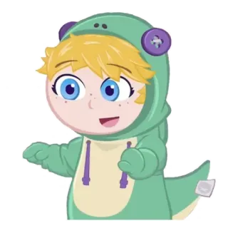 ⚡️ Dessin animé, Personnage, Dinosaure, Sweat à capuche, Kigurumi, Mascotte telegram sticker