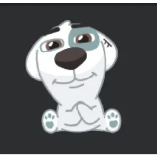 🐒 chien, chiot, autocollant, mignon, animal whatsapp sticker