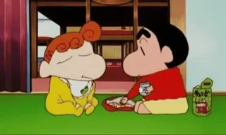 🍟 Shin-chan Crayon Shin-chan Anime, Dessin animé, Personnages, Crayon Shin-chan, Enfants whatsapp sticker