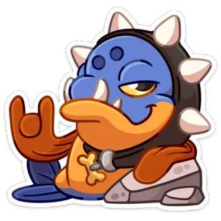🤘 ตัวละคร, สัตว์ประหลาด, นักรบ, แฟนตาซี telegram sticker