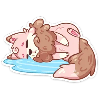 😭 gato, llorando, triste, lágrima, kawaii, lindo, pegatina, animal telegram sticker