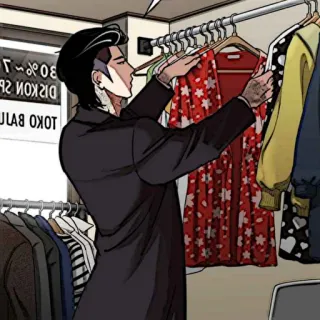 ⚖ Шопинг, Одежда, Мода, Аниме, Манга, Магазин telegram sticker