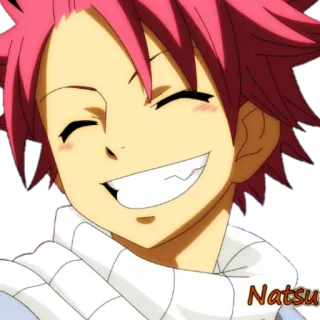 😁 Natsu Dragneel Fairy Tail Natsu Anime, Mangá, Fairy Tail, Natsu, Natsu Dragneel, Personagem telegram sticker