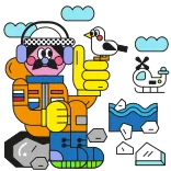ARCTICIZCOOL telegram stickers