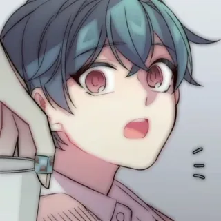 💬 Anime, Manga, Dibujo animado, Personaje, Impactado, Sorprendido telegram sticker