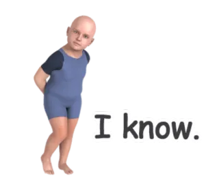 😌 I know. whatsapp sticker