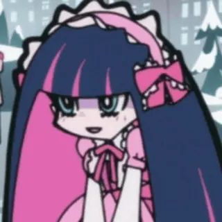 💗 Stocking Anarchy Panty & Stocking with Garterbelt Anime, Cartoon, Mädchen, Stocking, Panty & Stocking telegram sticker