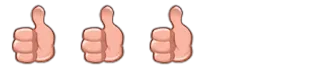👍 Daumen hoch, Like, Zustimmung, Emoji, Einverständnis whatsapp sticker