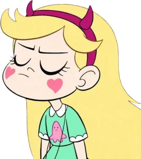 😤 Star Butterfly Star vs. the Forces of Evil Desenho animado, Princesa, Loira, Rosa, Estrela, Série de TV telegram sticker