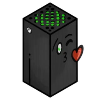 😘 xbox, konsole, spiel, series x telegram sticker
