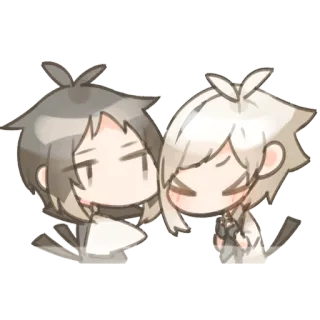 😚 Anime, süß, Chibi, Cartoon telegram sticker