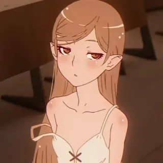 🎭 Anime, Dziewczyna, Postać, Słodkie, Ilustracja telegram sticker