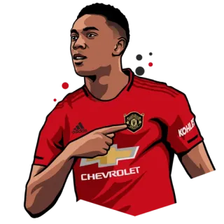 ♥️ football, Manchester United, football, athlète, joueur telegram sticker