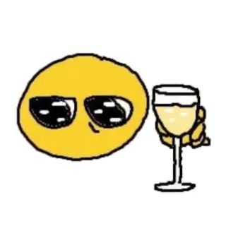 🍷 Emoji, Vinho, Celebração, Bebida, Festa telegram sticker