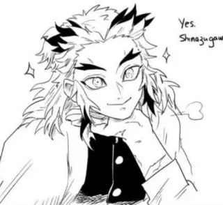🌟 Sanemi Shinazugawa Demon Slayer Yes. Shinazugawa anime, demon slayer, sanemi shinazugawa, manga, character telegram sticker