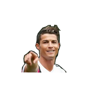 😜 Cristiano Ronaldo calcio, football americano, atleta, celebrità, sport telegram sticker