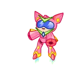 😎 Cartoon, Roboter, Rosa, Süß, Figur whatsapp sticker