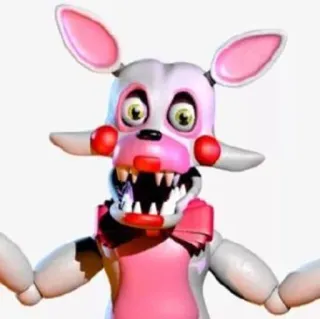 🌟 Mangle Five Nights at Freddy's animatronic, horror, creepy, fnaf, robot, scary telegram sticker