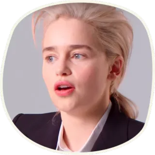 😨 Emilia Clarke Emilia Clarke, Schauspielerin, Promi, Porträt telegram sticker
