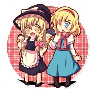 🍄 Anime, Süß, Kawaii, Illustration, Cartoon, Mädchen telegram sticker