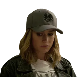 😒 Carol Danvers 惊奇队长, 神盾局, 漫威, 超级英雄, 布丽·拉尔森, 女性 telegram sticker