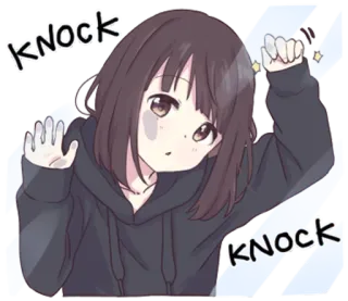 🙁 KNOCK
KNOCK anime, kreskówka, pukanie, manga, dziewczyna telegram sticker
