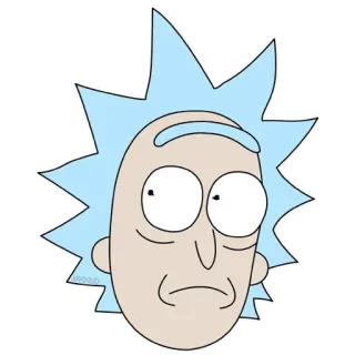 👀 Rick Sanchez Rick and Morty rick and morty, kartun, adult swim, rick sanchez, fiksi ilmiah, animasi, stiker telegram sticker