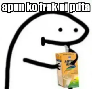 😌 apun ko frak ni pdta telegram sticker
