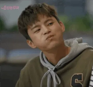 😒 소링언쭈이 korean, man, actor, person, singer whatsapp sticker