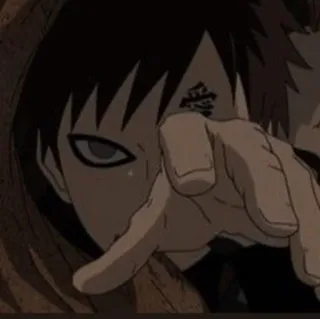 💋 Gaara Naruto アニメ, キャラクター, 我愛羅, ナルト, 砂, 忍者 telegram sticker
