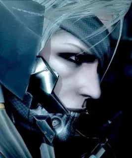 ☺️ Raiden Metal Gear Rising: Revengeance Cyborg, Ninja, Videogioco, Azione, Spada telegram sticker