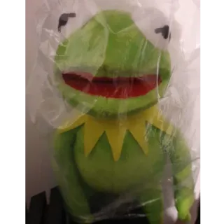 😩 Kermit 커밋, 머펫, 개구리, 초록색, 장난감 telegram sticker
