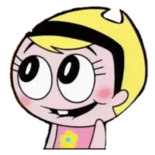 ☺️ Mandy The Grim Adventures of Billy & Mandy Мультфильм, Анимация, Мэнди, Мрачные приключения Билли и Мэнди whatsapp sticker