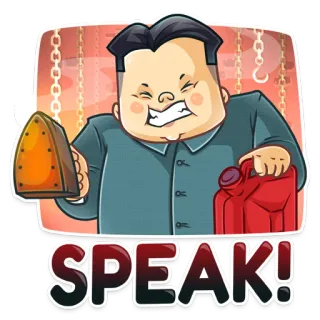 김정은 telegram stickers