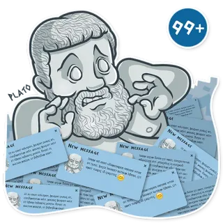 📑 NEW MESSAGE messages, telegram, face, sticker whatsapp sticker