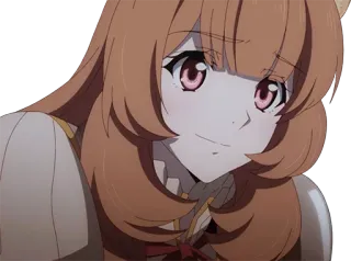 🙂 Raphtalia Rising of the Shield Hero Anime, Raphtalia, Rising of the Shield Hero, carino, tanuki, isekai telegram sticker