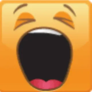😵 絵文字, あくび, 顔, 表情, 眠い, 疲れた telegram sticker
