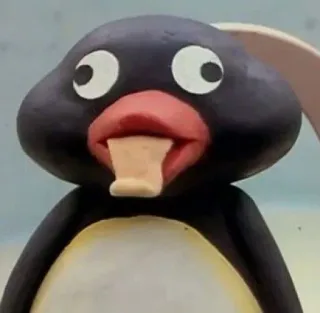 😳 Pingu pinguino, cartone animato, animale, animazione in plastilina whatsapp sticker