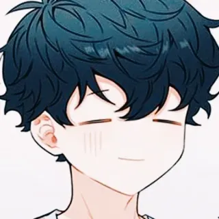 🍒 anime, boy, cartoon, manga, cute telegram sticker
