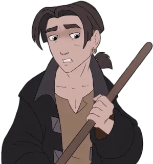 😥 Jim Hawkins Treasure Planet Jim Hawkins, Il pianeta del tesoro, Disney, animazione, personaggio telegram sticker