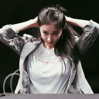 ⏳ COME ON, HUSTLE UP! woman, t-shirt, fashion, blazer, hair, style whatsapp sticker