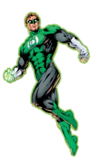 ☺️ Green Lantern Superheld, DC Comics, Grün, Laterne, Comics, Figur whatsapp sticker