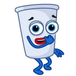 Cup man @TgEmojis telegram emojis 🥤