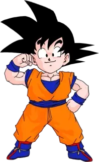 🤐 Goten Dragon Ball Z アニメ, ドラゴンボールZ, 悟天, キャラクター, 少年, 漫画 telegram sticker