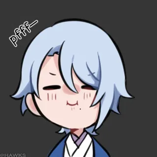 💠 Pfff— Anime, Manga, Kartun, Chibi, Lucu, Pfft whatsapp sticker