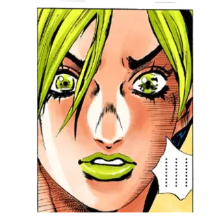 😟 Jolyne Cujoh JoJo's Bizarre Adventure Anime, Manga, Jojo, Jolyne, Stone Ocean telegram sticker
