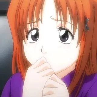 😶 anime, girl, cartoon, portrait, character telegram sticker